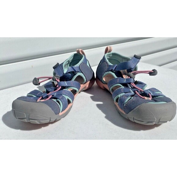 Keen Seacamp II CNX Youth Ocean Wave Big Girls Size 4 Waterproof Closed … - Picture 7 of 9
